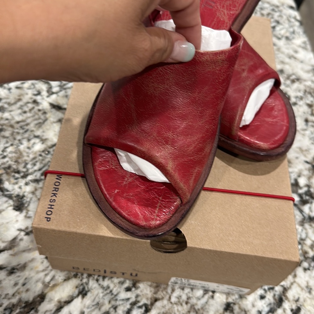 Bed Stu Leather Slide Sandals - Kate - Picture 7 of 10